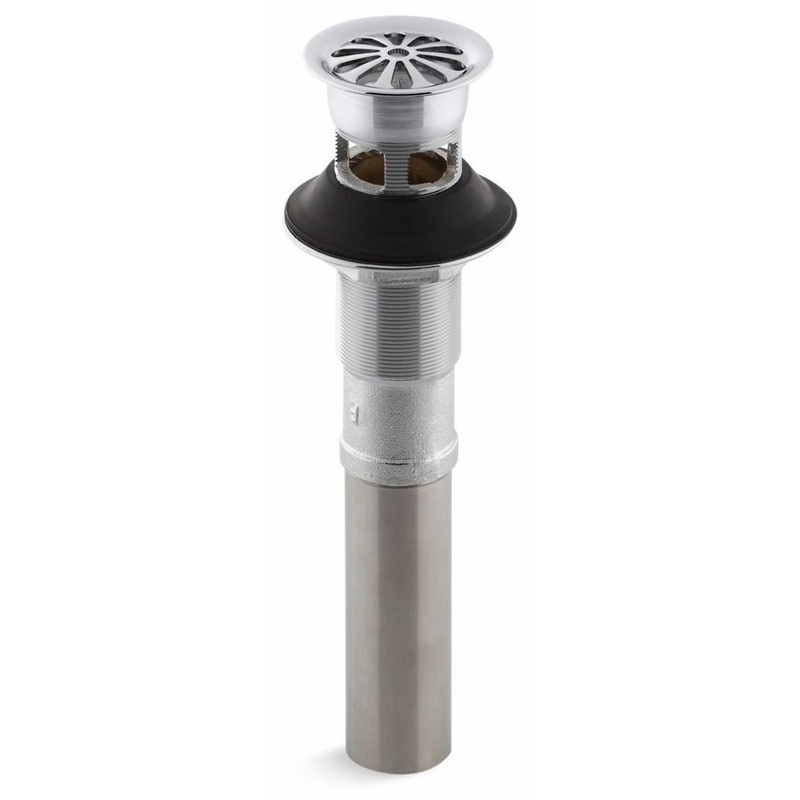 Bathroom Sink Grid Drain With Overflow – Polished Chrome 7129-A-CP Kohler
