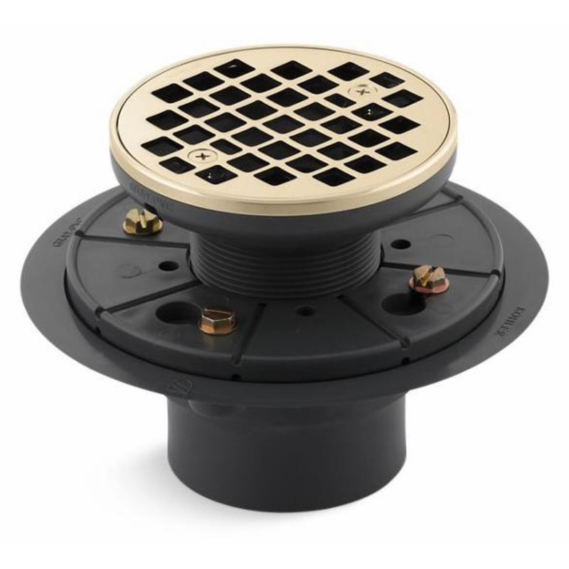 Clearflo Round Tile-In Shower Drain – Vibrant French Gold 9135-AF Kohler