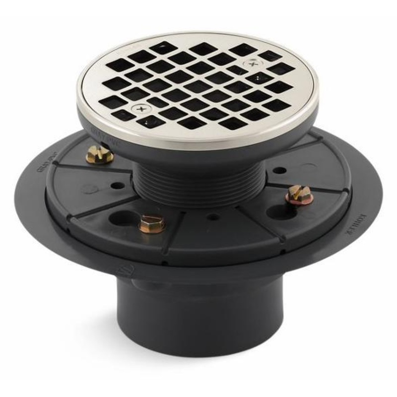 Clearflo Round Tile-In Shower Drain – Vibrant Polished Nickel 9135-SN Kohler
