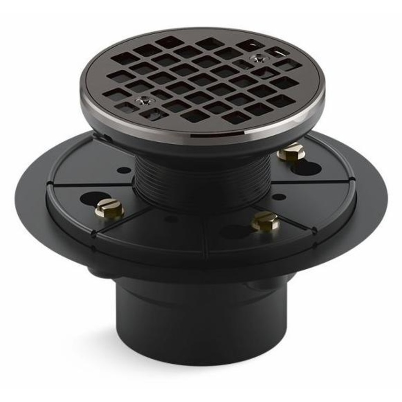 Clearflo Round Tile-In Shower Drain – Vibrant Titanium 9135-TT Kohler