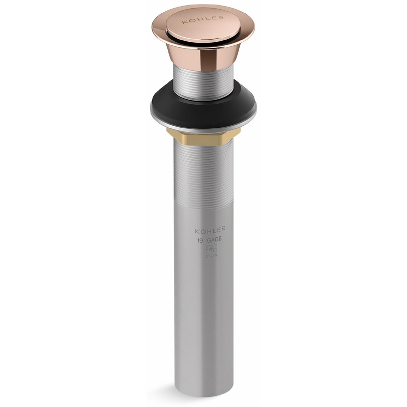 Clicker Drain Less Overflow – Vibrant Rose Gold 33151-RGD Kohler