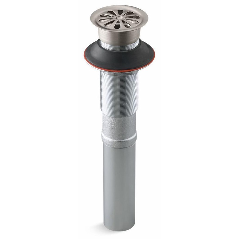 Bathroom Sink Grid Drain Less Overflow – Vibrant Stainless 7129-VS Kohler