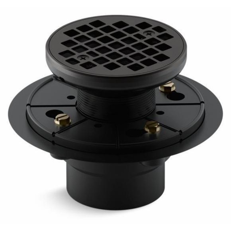 Clearflo Round Tile-In Shower Drain – Matte Black 9135-BL Kohler