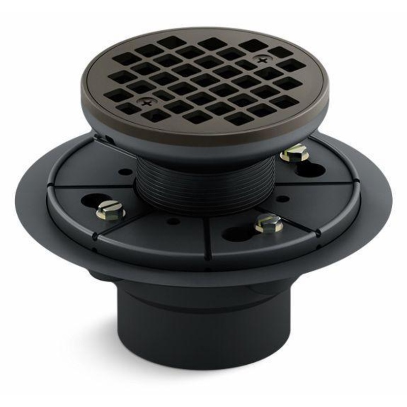 Clearflo Round Tile-In Shower Drain – Oil-Rubbed Bronze 9135-2BZ Kohler