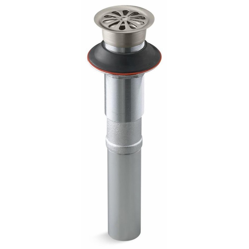 Bathroom Sink Grid Drain Less Overflow – Vibrant Brushed Nickel 7129-BN Kohler