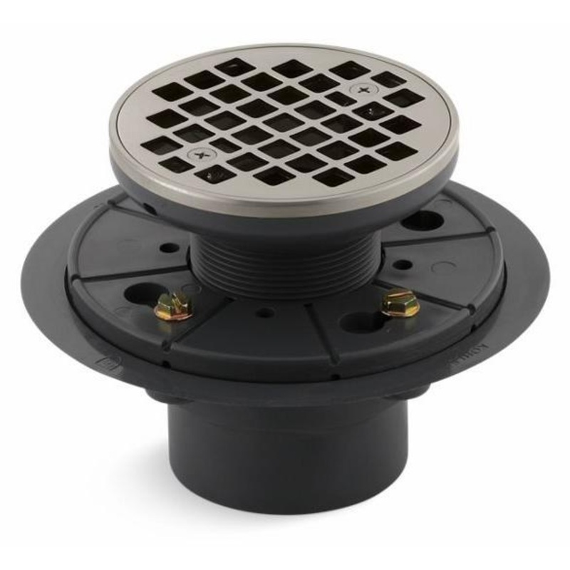 Clearflo Round Tile-In Shower Drain – Vibrant Brushed Nickel 9135-BN Kohler