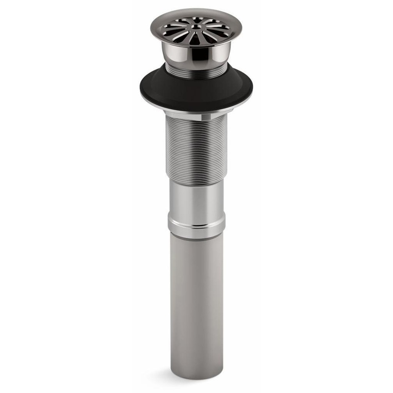 Bathroom Sink Grid Drain Less Overflow – Vibrant Titanium 7129-TT Kohler