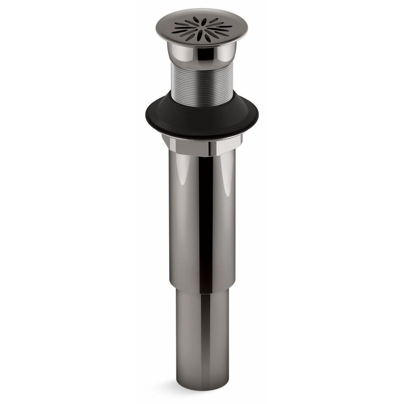 Decorative Grid Shower Drain Less Overflow – Vibrant Titanium 7107-TT Kohler