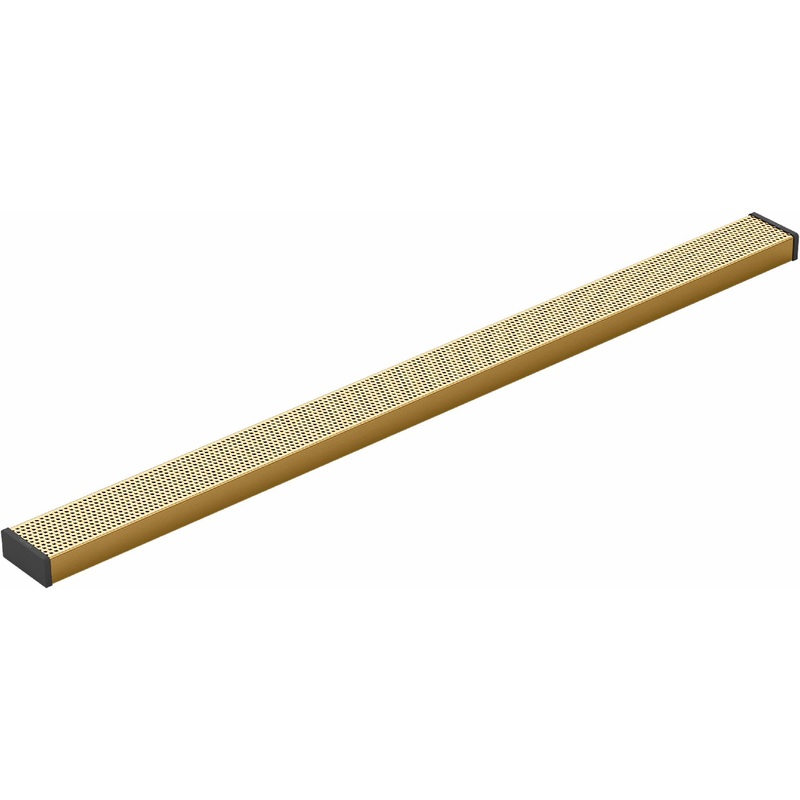 2-1/2″ x 36″ Drain Grate with Perforated Pattern – Vibrant Brushed Moderne Brass 80659-2MB Kohler