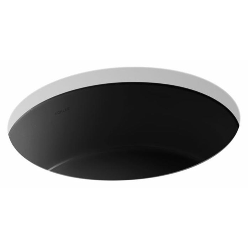 Verticyl Undermount Bathroom Sink – Black Black 2883-7 Kohler