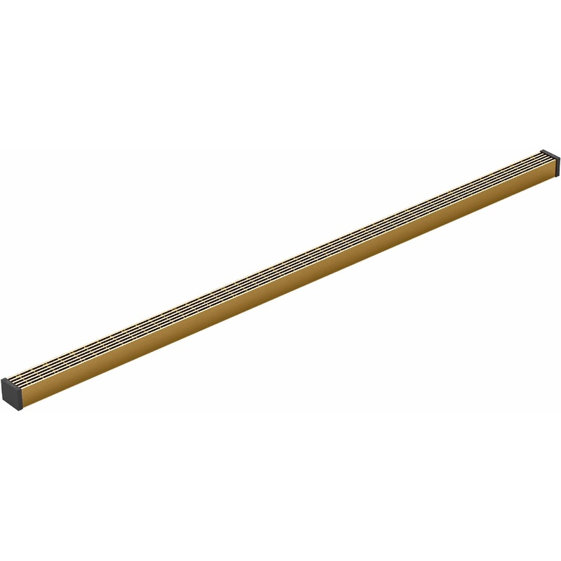 1-1/4″ x 36″ Drain Grate with Lattice Pattern – Vibrant Brushed Moderne Brass 80656-2MB Kohler