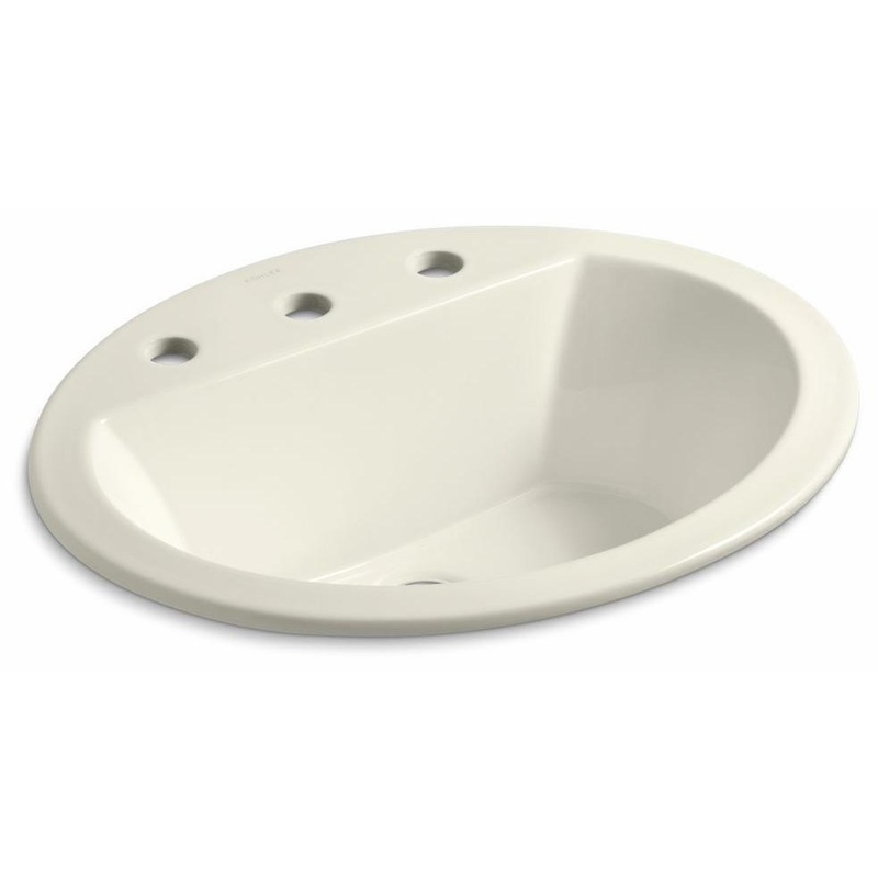 Bryant Widespread Drop-In Bathroom Sink – Biscuit 2699-8-96 Kohler