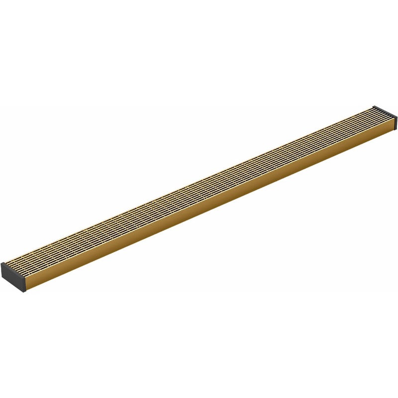 2-1/2″ x 36″ Drain Grate with Lattice Pattern – Vibrant Brushed Moderne Brass 80653-2MB Kohler
