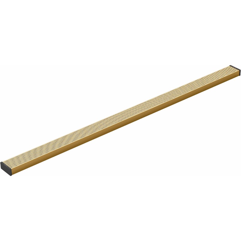2-1/2″ x 48″ Drain Grate with Perforated Pattern – Vibrant Brushed Moderne Brass 80660-2MB Kohler