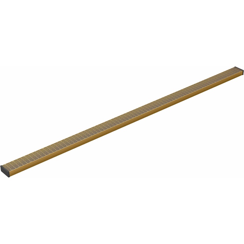 2-1/2″ x 60″ Drain Grate with Lattice Pattern – Vibrant Brushed Moderne Brass 80655-2MB Kohler