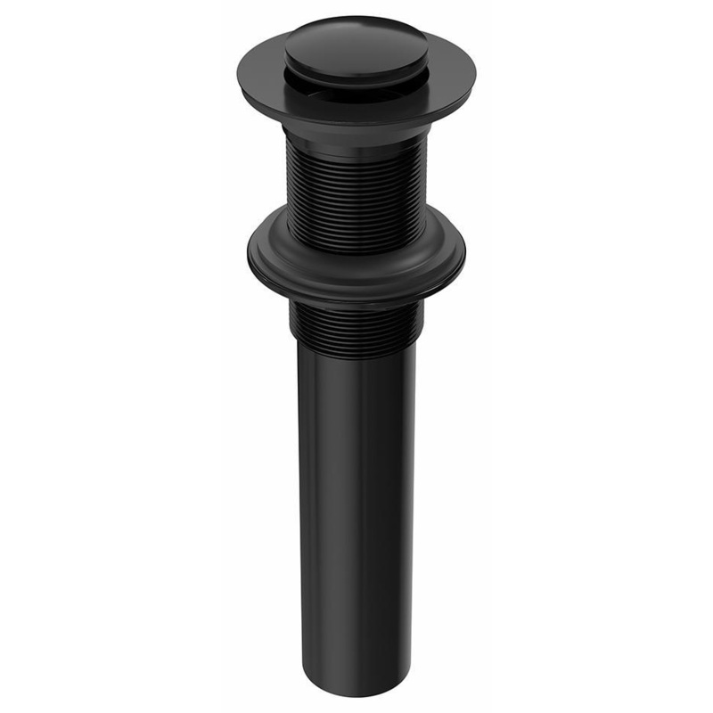 Push Drain for Bathroom Sink without Overflow – Black AC1322-165 Kalia