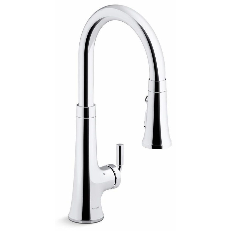 Tone Touchless Smart Kitchen Faucet with Pulldown Spray – Polished Chrome 23766-WB-CP Kohler