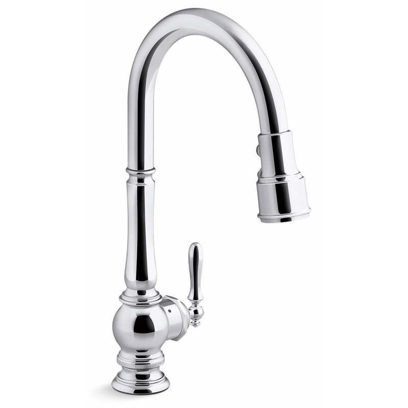 Artifacts Touchless Smart Kitchen Faucet with Pulldown Spray – Polished Chrome 29709-WB-CP Kohler