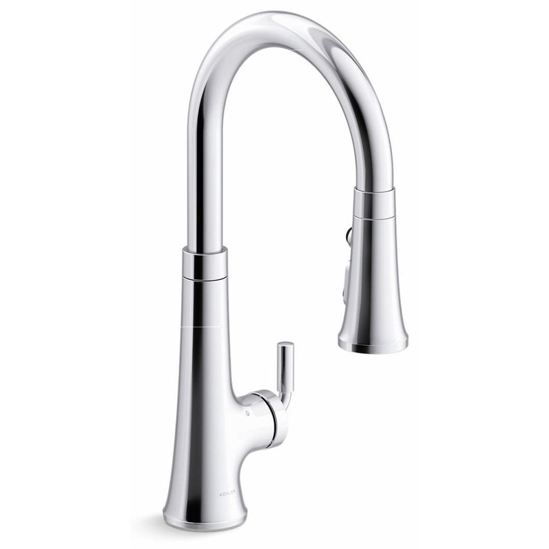 Tone Touchless Kitchen Faucet with Puldown Spray – Polished Chrome 23766-CP Kohler