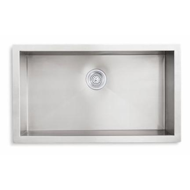 Vault 32″ 1 Bowl Undermount Kitchen Sink – Stainless Steel 3821-NA Kohler