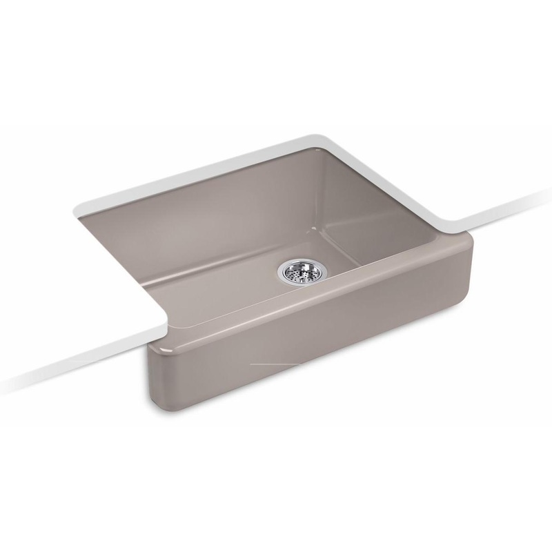 Whitehaven 29-1/2″ 1 Bowl Undermount Farmhouse Kitchen Sink – Truffle 6486-TRF Kohler