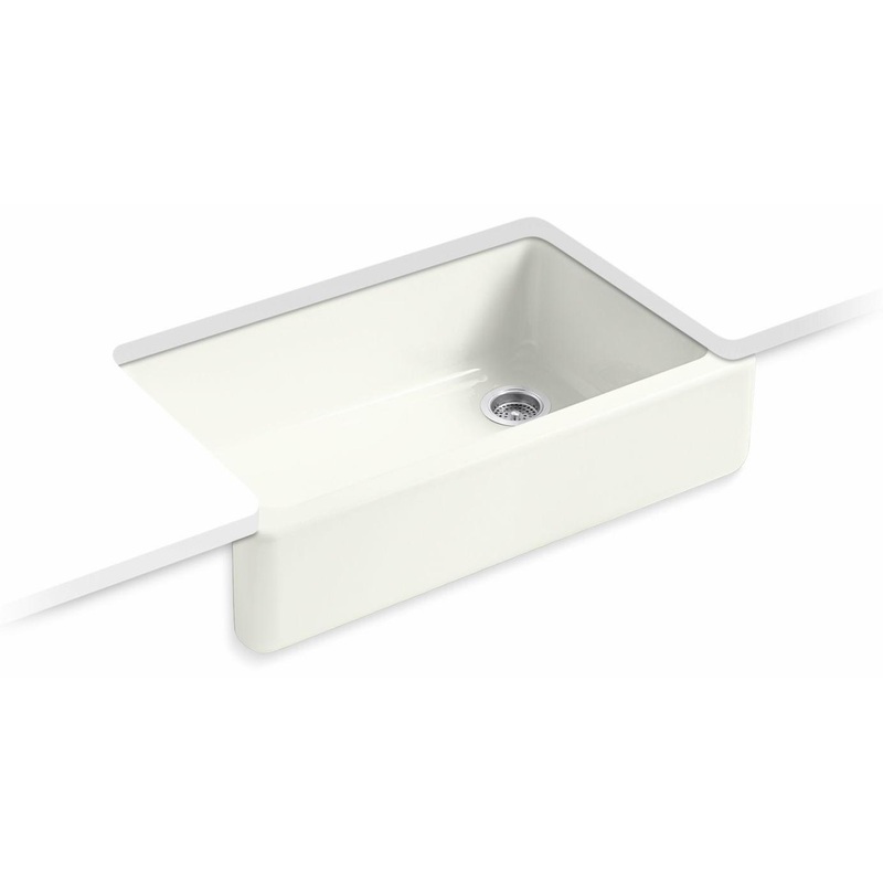 Whitehaven 35-3/4″ 1 Bowl Undermount Farmhouse Kitchen Sink – Dune 6489-NY Kohler