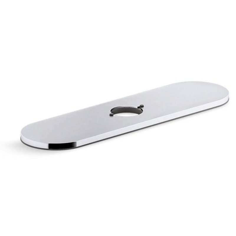 Tone 3-Hole Kitchen Faucet Escutcheon (Deck Plate) – Polished Chrome 24461-CP Kohler