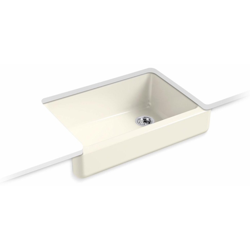 Whitehaven 32-1/2″ 1 Bowl Undermount Farmhouse Kitchen Sink – Biscuit 5826-96 Kohler
