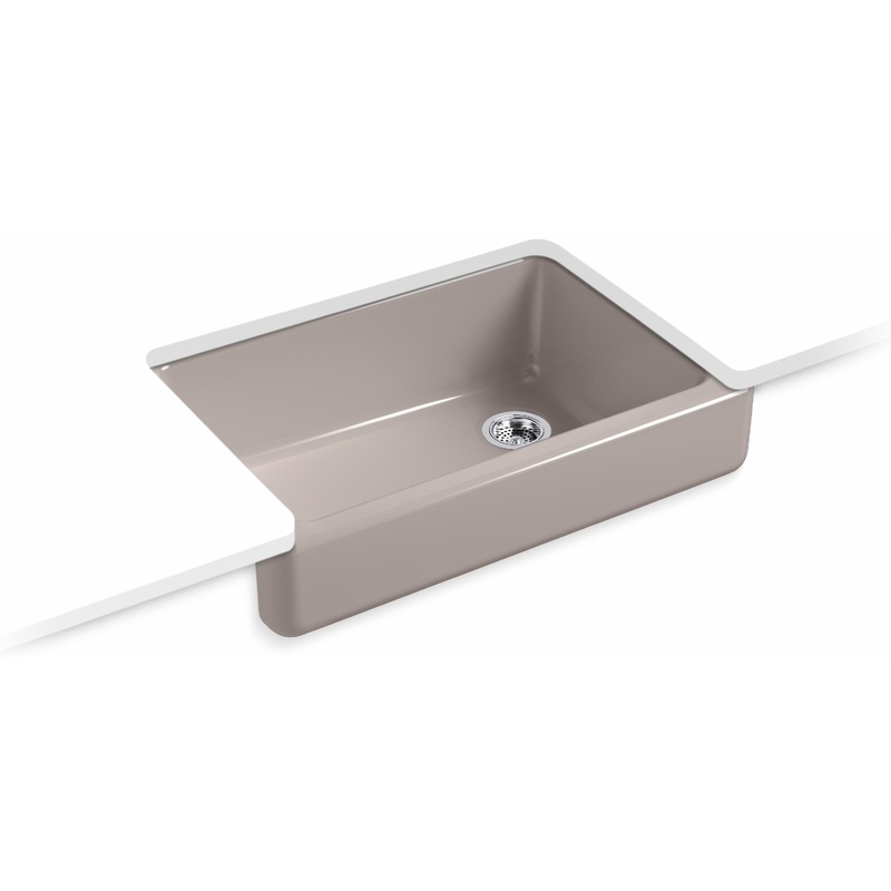 Whitehaven 32-1/2″ Undermount 1 Bowl Farmhouse Kitchen Sink – Truffle 5826-TRF Kohler
