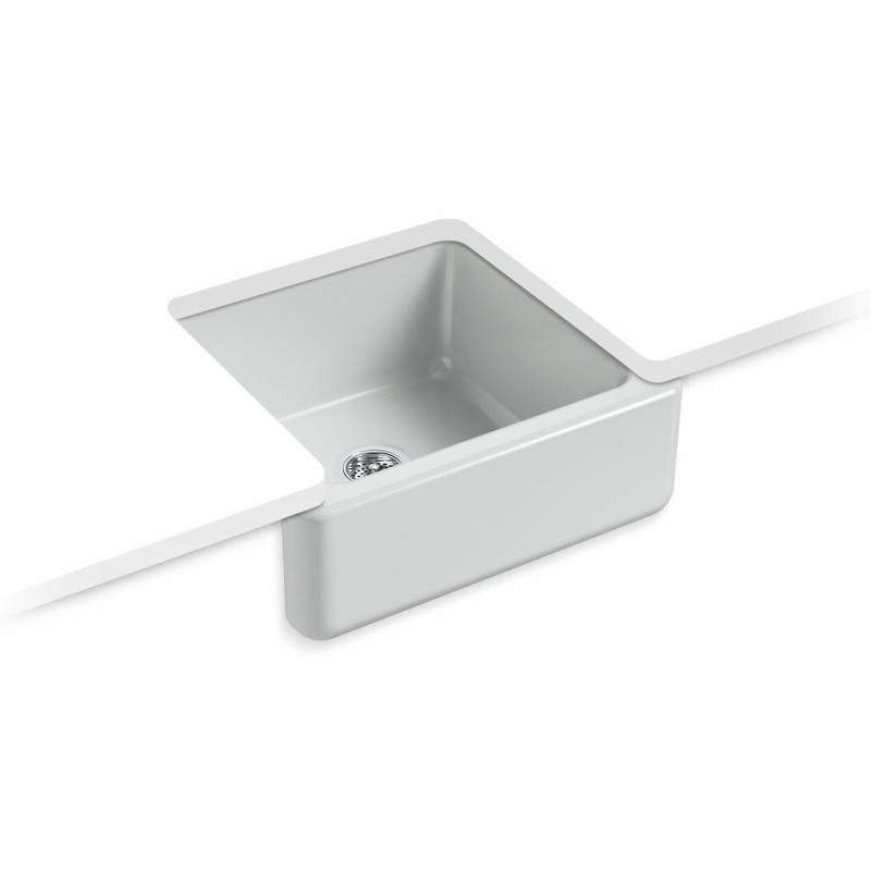Whitehaven 23-1/2″ Undermount Farmhouse Kitchen Sink – Ice Grey 5665-95 Kohler