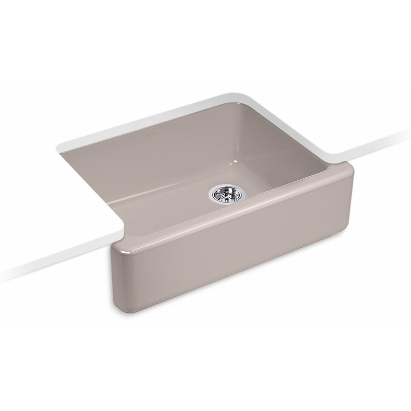 Whitehaven 29-3/4″ 1 Bowl Undermount Farmhouse Kitchen Sink – Truffle 6487-TRF Kohler