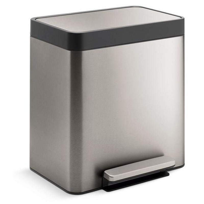 8 Gallon Stainless Steel Step Trash Can – Stainless Steel 20942-ST Kohler