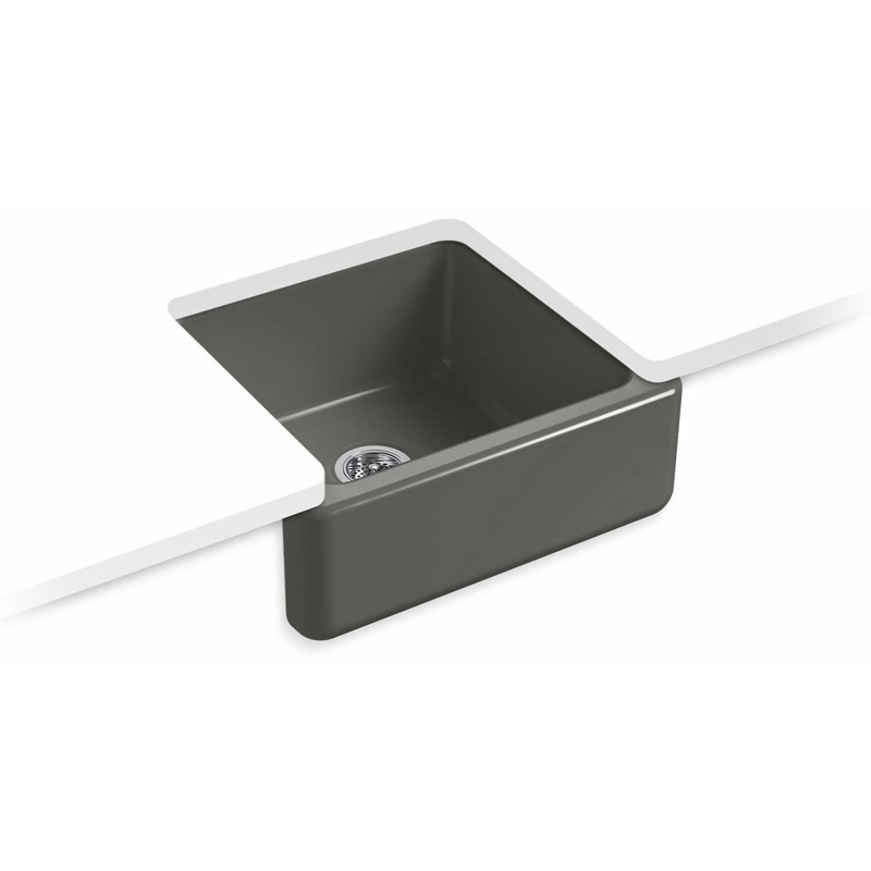 Whitehaven 23-1/2″ Undermount Farmhouse Kitchen Sink – Thunder Grey 5665-58 Kohler
