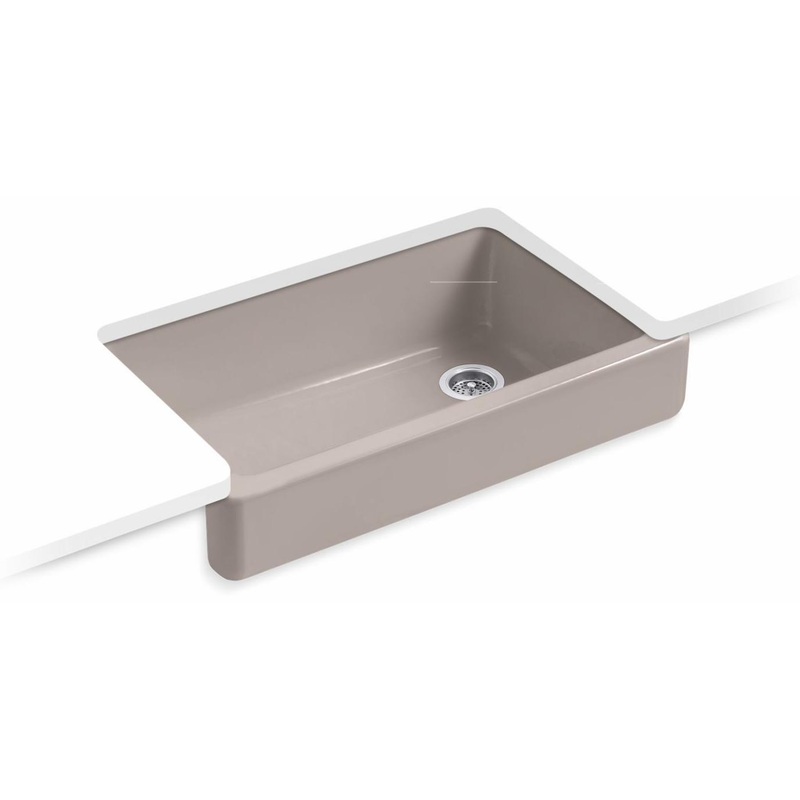 Whitehaven 35-1/2″ 1 Bowl Undermount Farmhouse Kitchen Sink – Truffle 6488-TRF Kohler