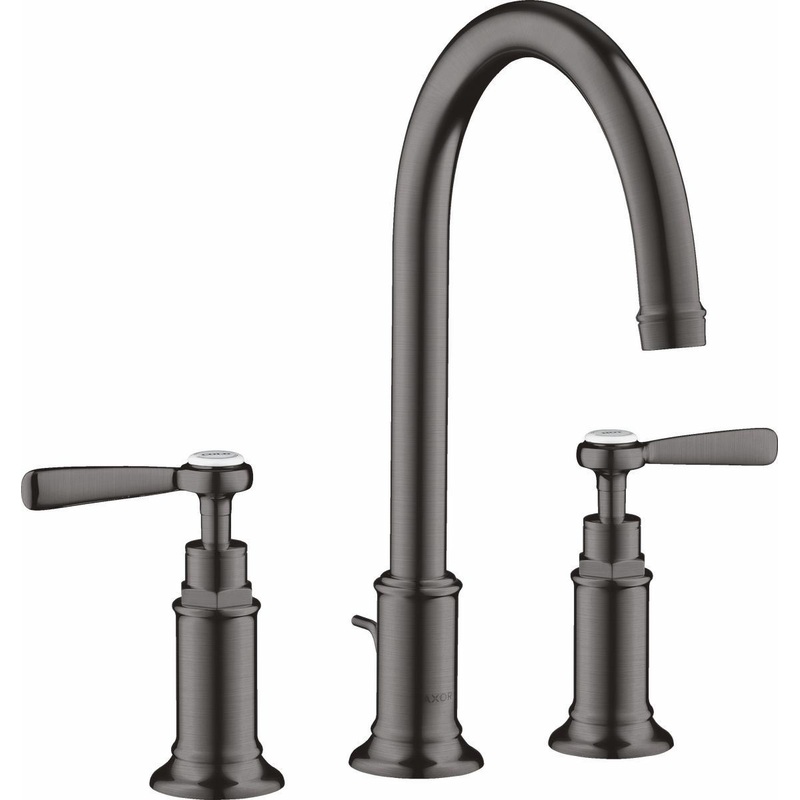 Axor Montreux Widespread Bathroom Faucet – Brushed Black Chrome 16514341 Axor