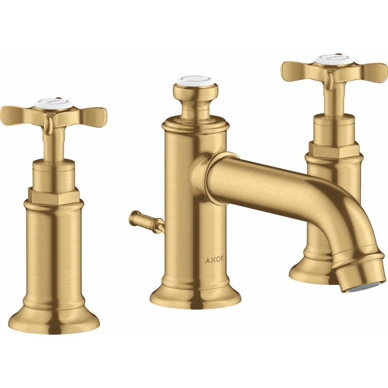 Axor Montreux Widespread Bathroom Faucet – Brushed Gold Optic 16536251 Axor
