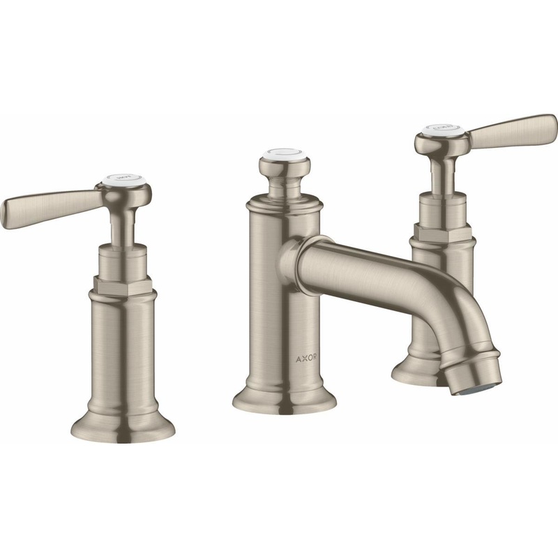 Axor Montreux Widespread Bathroom Faucet – Brushed Nickel 16535821 Axor