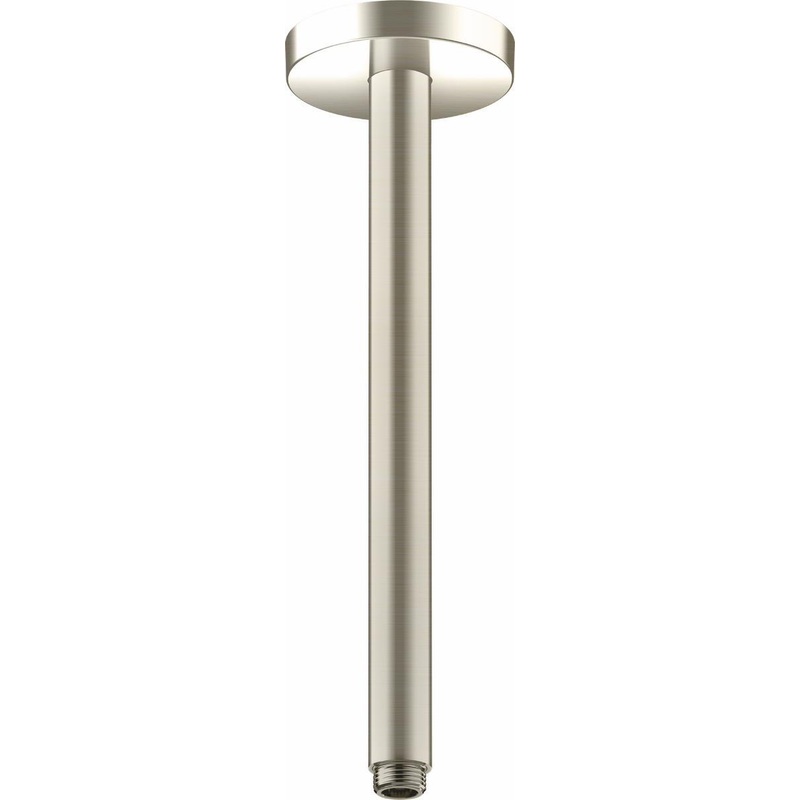 12″ Ceiling Mount Shower Arm and Flange – Brushed Nickel 26433821 Axor