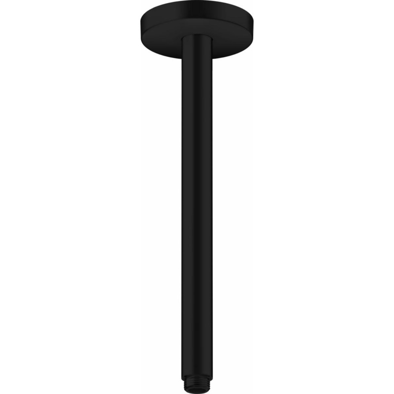 12″ Ceiling Mount Shower Arm and Flange – Matte Black 26433671 Axor