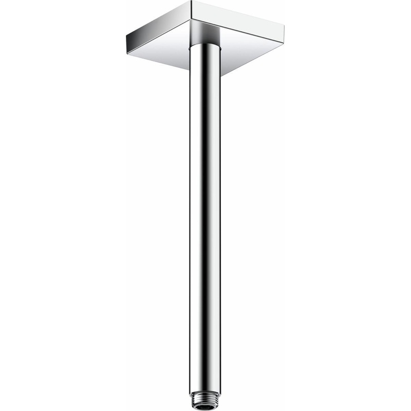 12″ Ceiling Mount Shower Arm and Flange Square – Chrome 26438001 Axor