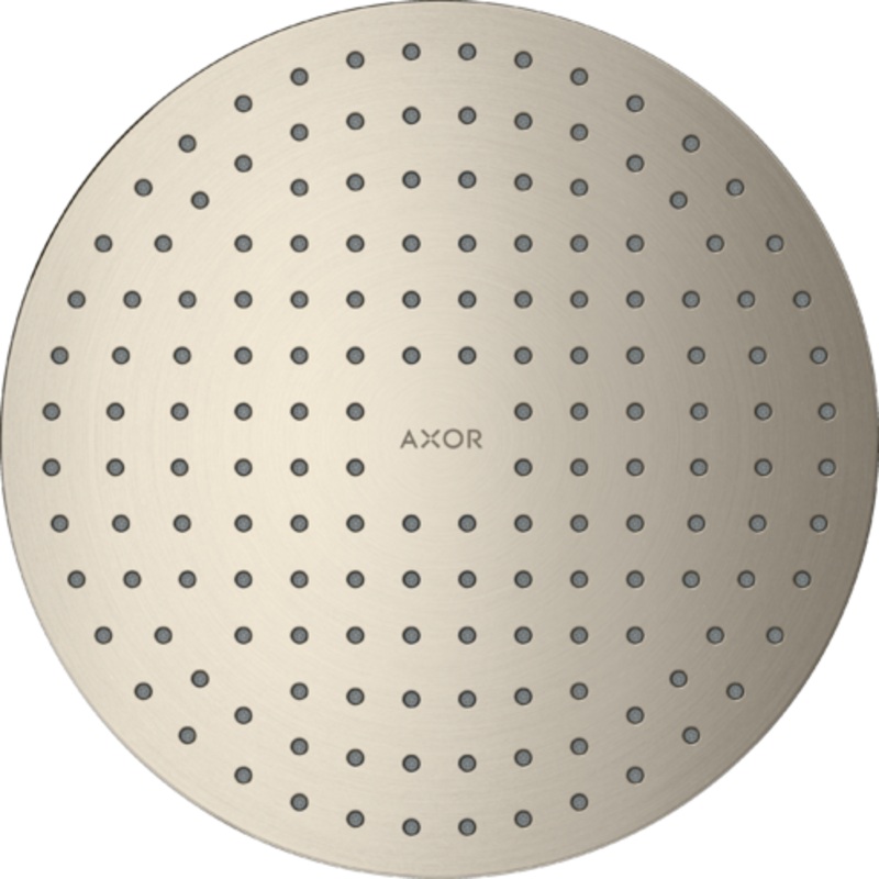 2-Jet Ceiling Flush Mount Shower Head 1.75 GPM – Brushed Nickel 35366821 Axor