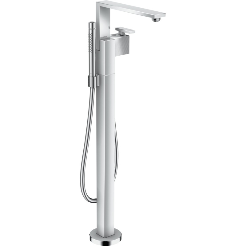 Axor Edge Free Standing Tub Filler Trim With Hand Shower – Chrome 46441001 Axor