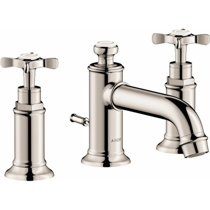 Axor Montreux Widespread Bathroom Faucet – Brushed Nickel 16536831 Axor