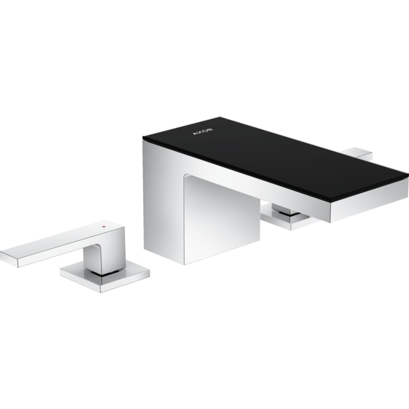 Axor MyEdition 70 Widespread Bathroom Faucet – Chrome/Black 47050601 Axor
