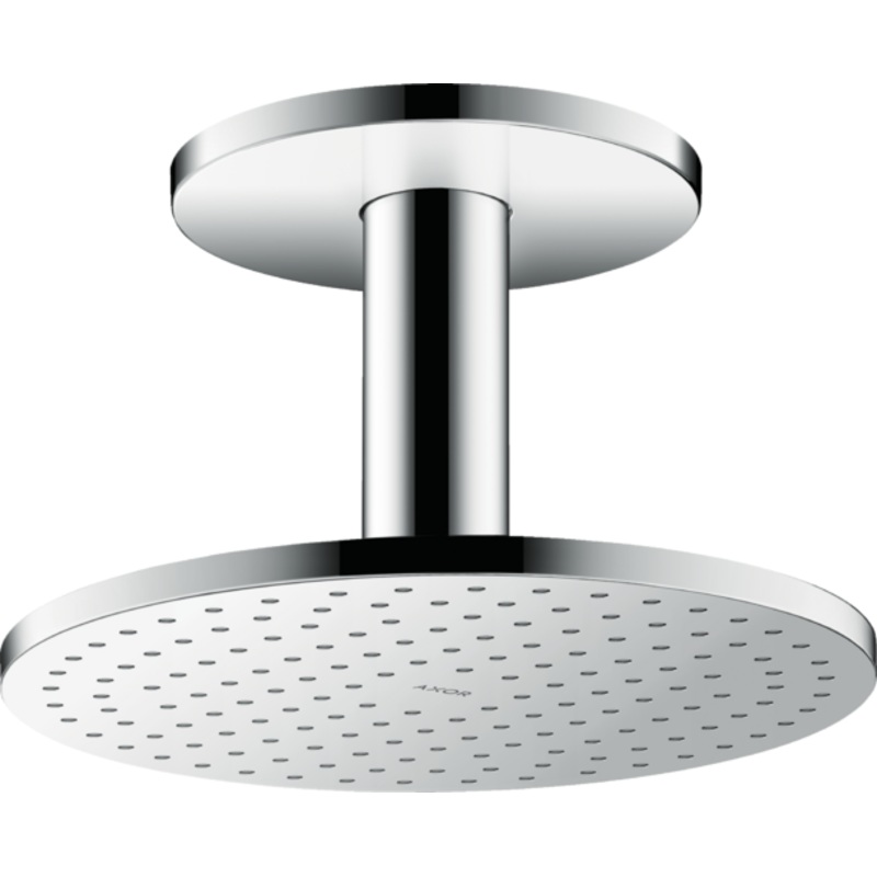 2-Jet Ceiling Mount Shower Head and Arm 1.75 GPM – Chrome 35365001 Axor