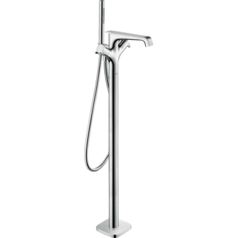 Axor Citterio E Free Standing Tub Filler Trim With Hand Shower – Chrome 36418001 Axor