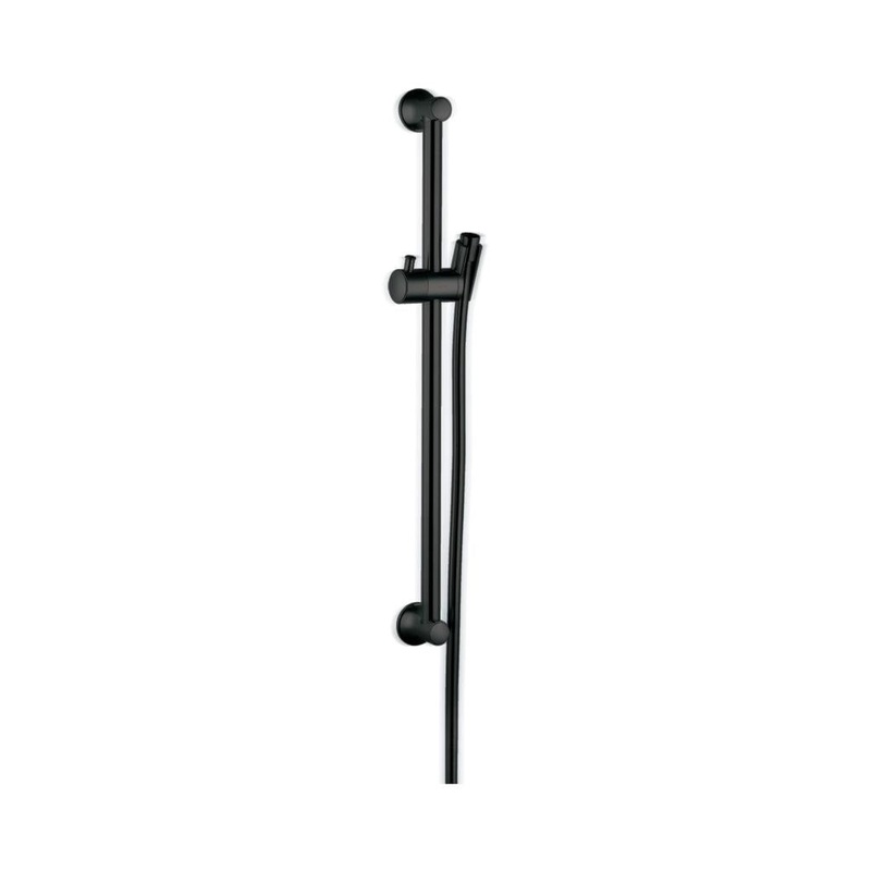 Unica C 24″ Wall Bar – Matte Black 27617670 Hansgrohe