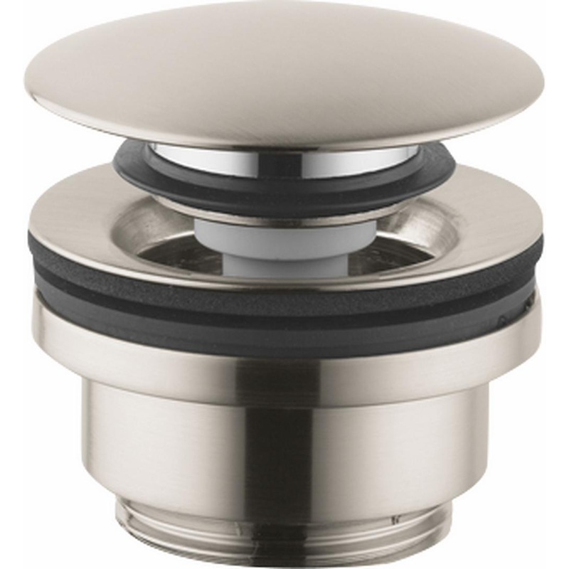 Drain for Sinks With Push-Open – Brushed Nickel 50100821 Hansgrohe