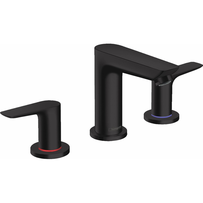 Talis E 150 Widespread Bathroom Faucet With Pop-Up Drain – Matte Black 71733671 Hansgrohe