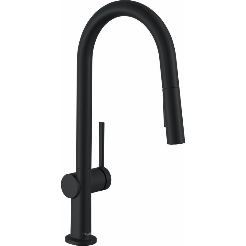 Talis N Kitchen Faucet With Pulldown Spray – Matte Black 72846671 Hansgrohe